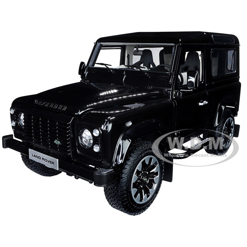 Land Rover Defender Car Model Land Rover Defender 90 Works V8 Black 70th Edition 1/18 Diecast Model ...