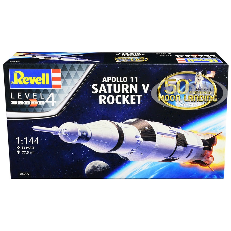 Level 4 Model Kit Apollo 11 Saturn V Rocket 50th Anniversary Moon ...